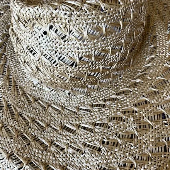 NWT Anthropologie Wyeth x Liza Straw Rancher Pattern Hat NWT Anthropologie Wyeth x Liza Straw Rancher Pattern Hat Hats main image 3